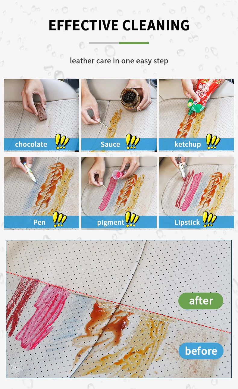 Car Interior Ceiling Leather Fabric Cleaner